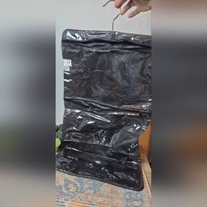 Oscar De La Renta Cosmetic Makeup/Travel Bag Leaf Design 100% Cotton